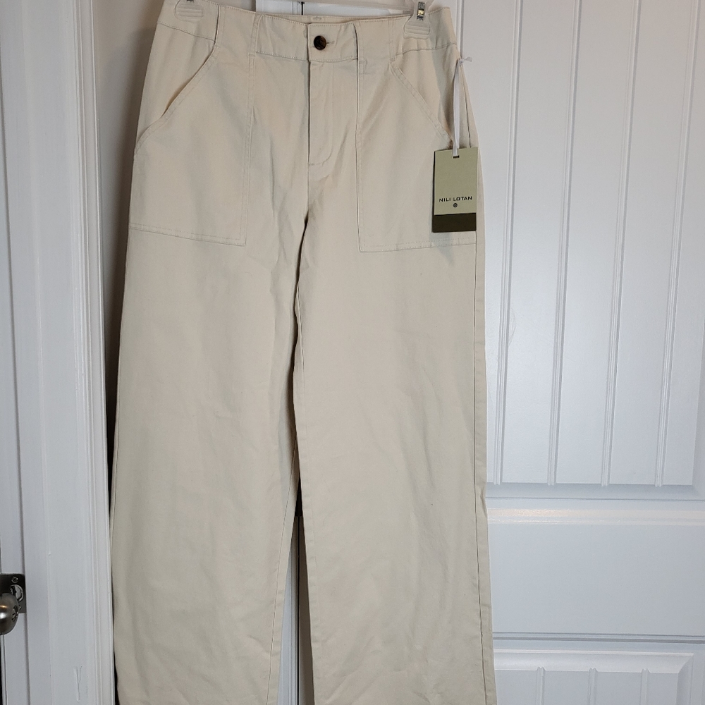 Target Nili Lotan Khaki Bellbottom Pants